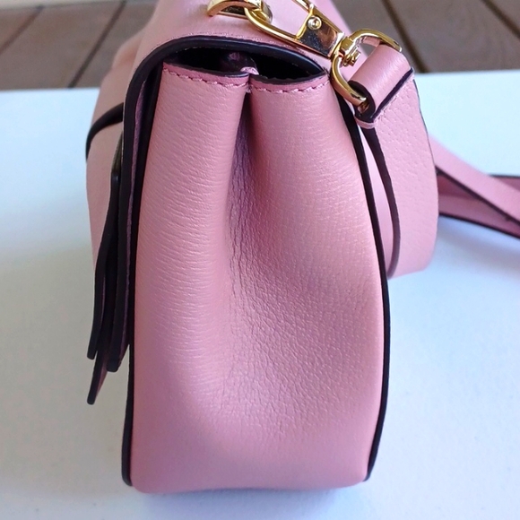 Kate Spade Oliver Drive Hetty Bow Crossbody Bag Dusty Peony Pink - Picture 4 of 13